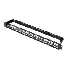 Патч-панель 19" 48 RJ45, 1U, без модулів, LW