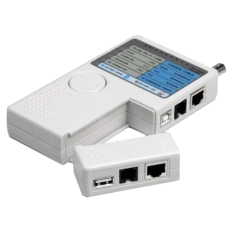 Тестер кабелю RJ-45, RJ-12,USB, BNC