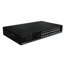16-портовий 100M PoE+ 2 порта 1000M RJ45